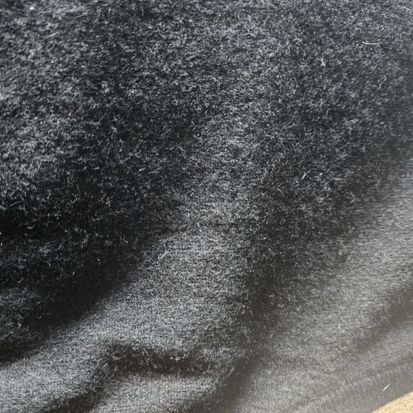 George by Mark Eisen Black Beaded Angora Wool Blend Sleeveless Sweater Top L - Picture 10 of 10